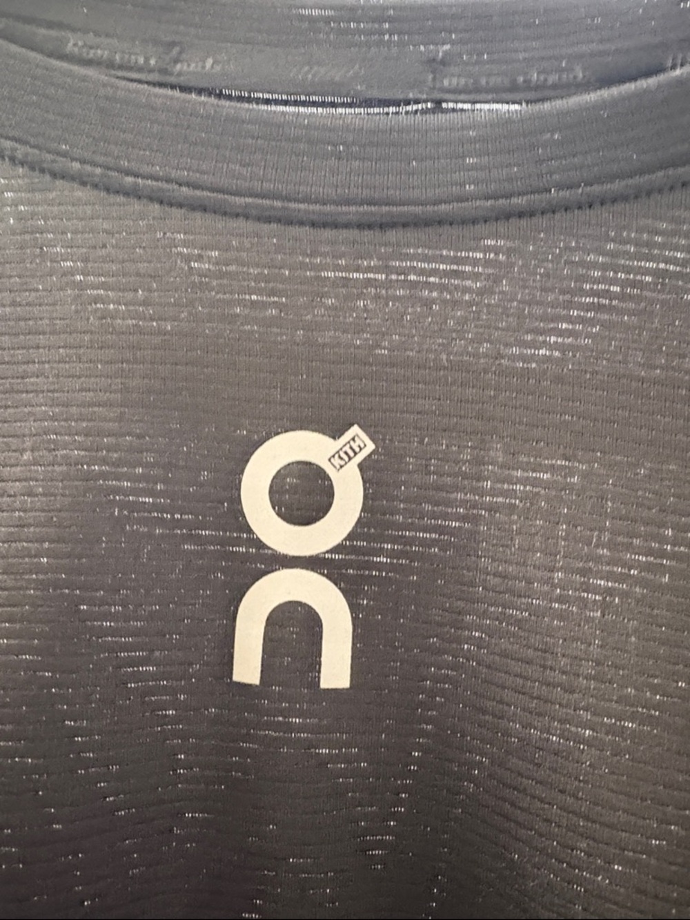 On Running x Kith Black Short-Sleeve Performance Tee - Picture 7 of 13